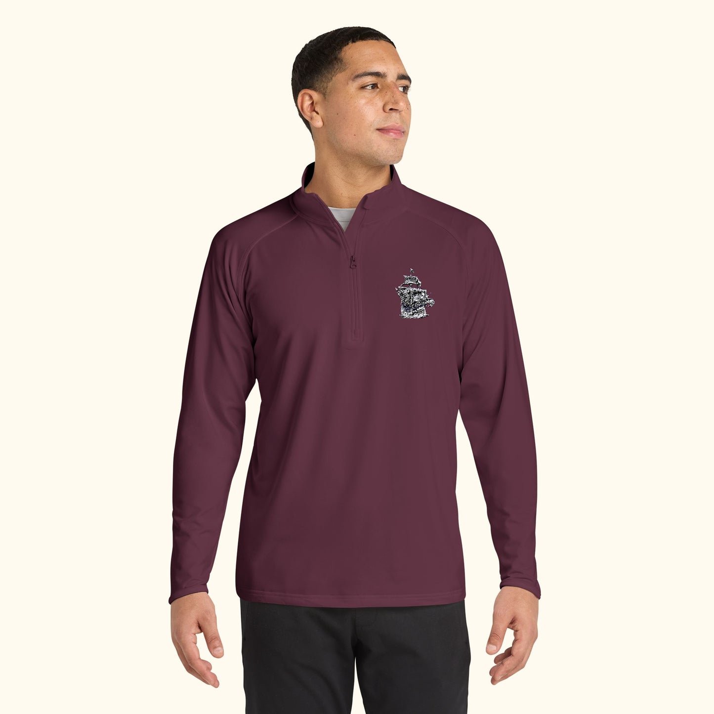 The PYC Embroidered Quarter-Zip