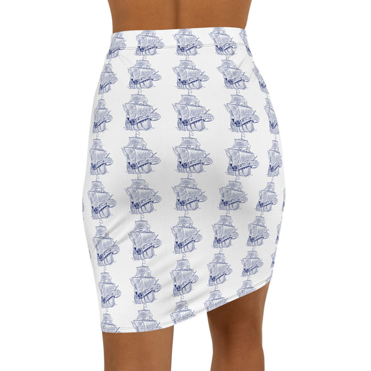 The Phantom Yacht Club Pencil Skirt