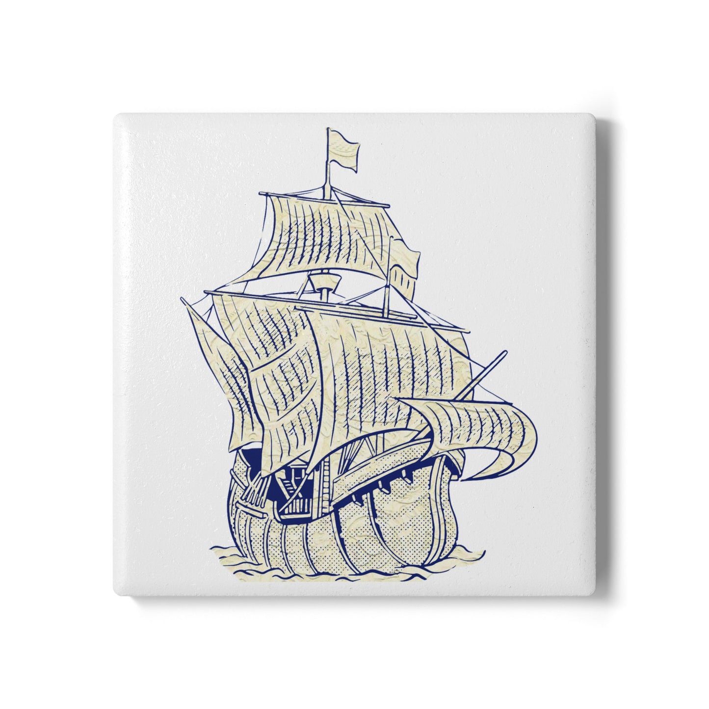 The Phantom Yacht Club Ceramic Coaster