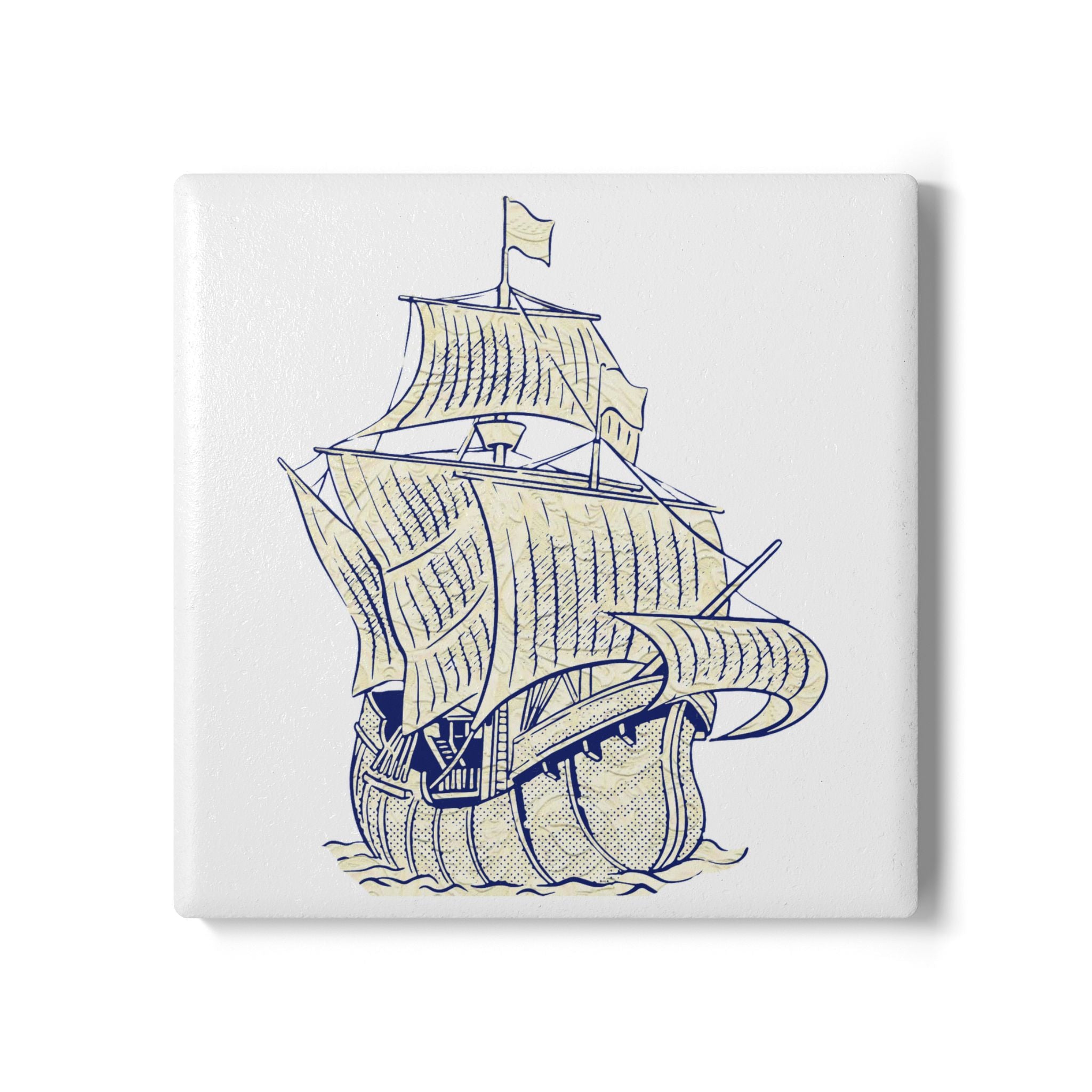 Phantom Yacht Club Ceramic Coaster