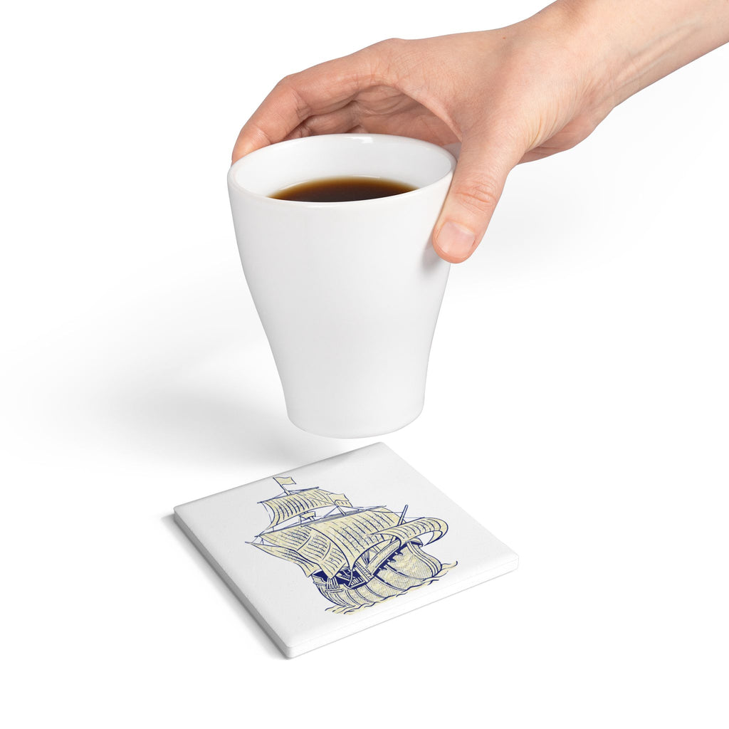 Phantom Yacht Club Ceramic Coaster