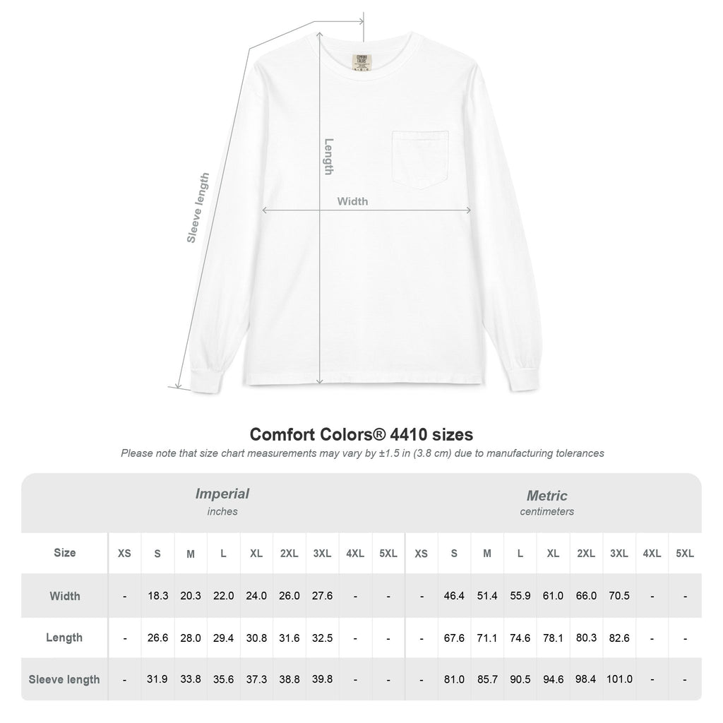 Unisex Long Sleeve Pocket T-Shirt