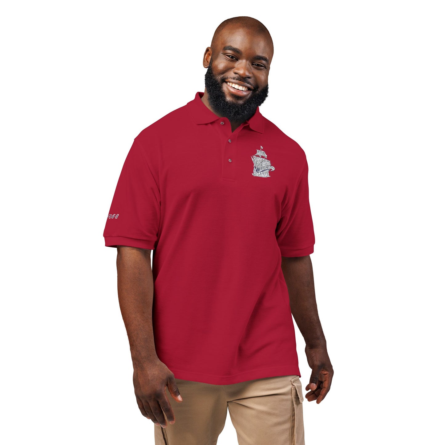 The PYC Embroidered Polo