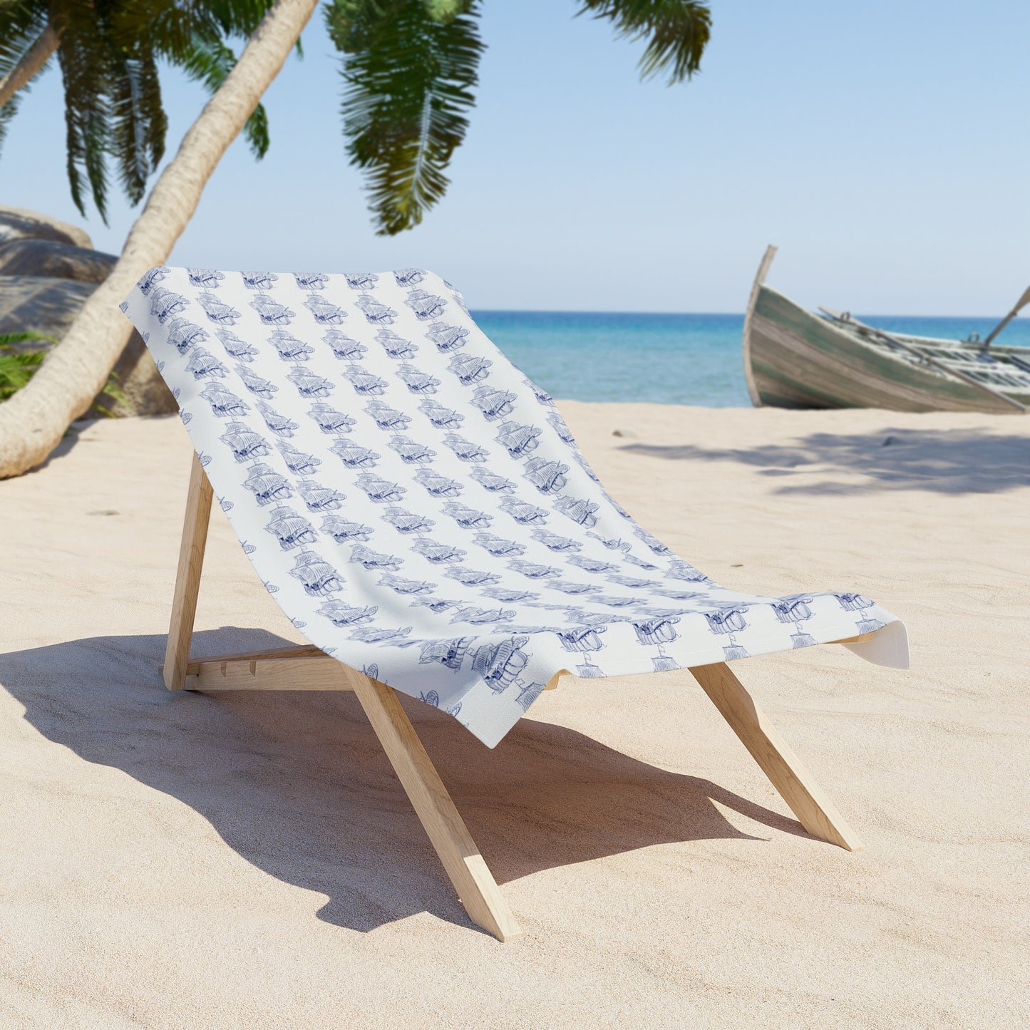 The Phantom Yacht Club Beach Towel