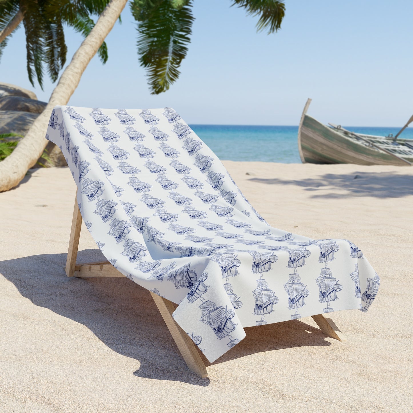 The Phantom Yacht Club Beach Towel
