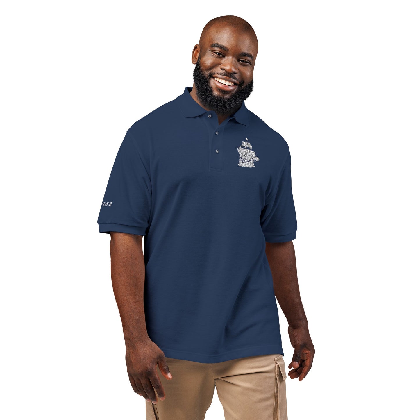 The PYC Embroidered Polo