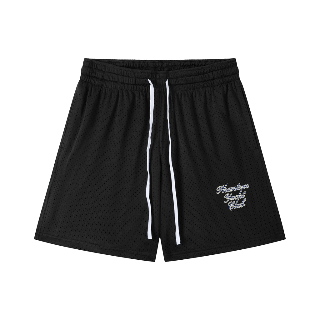The Script Mesh Drawstring Shorts