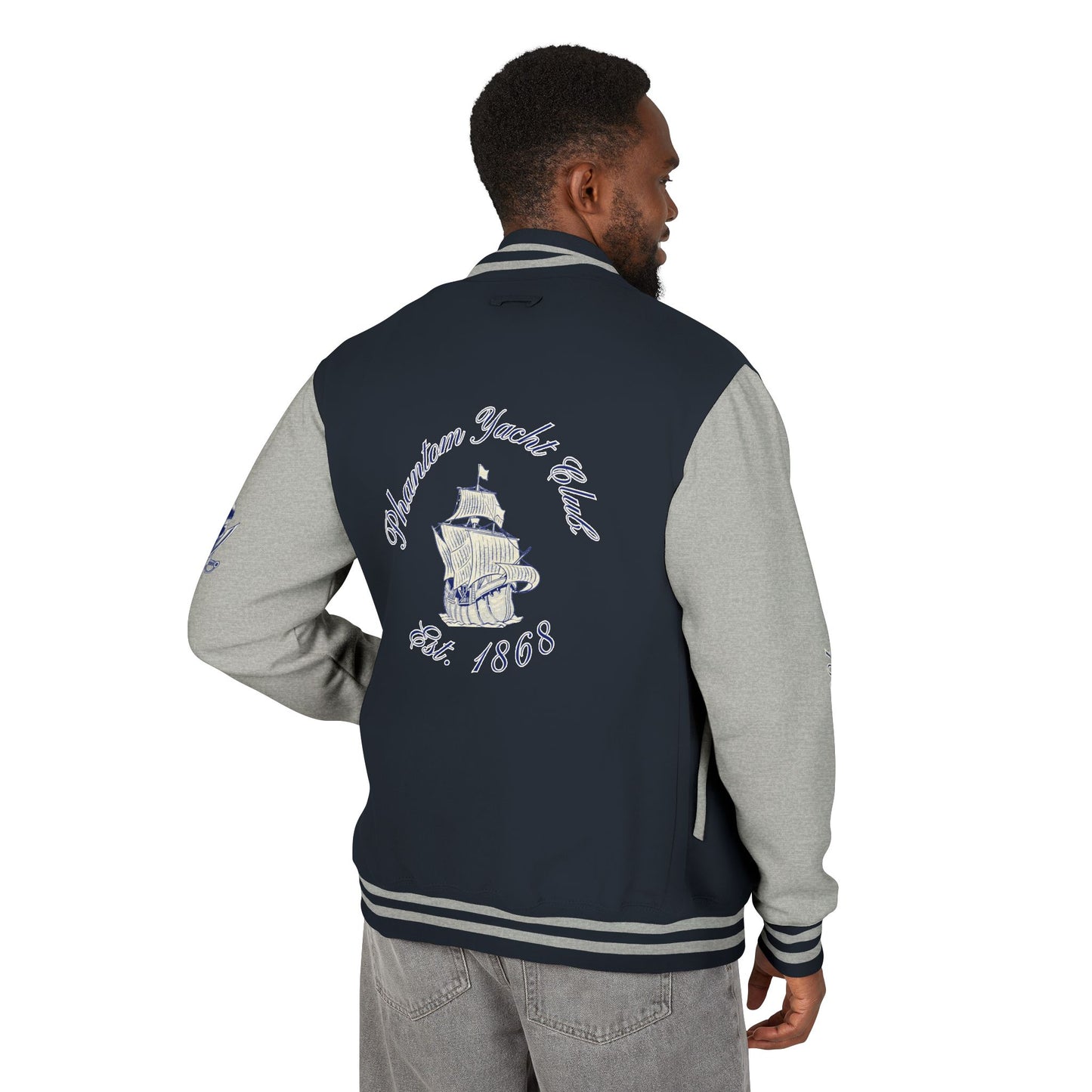 The Phantom Yacht Club Letterman Jacket