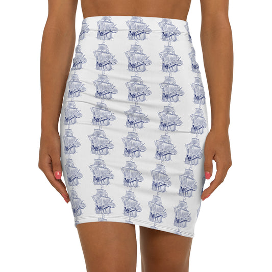The Phantom Yacht Club Pencil Skirt