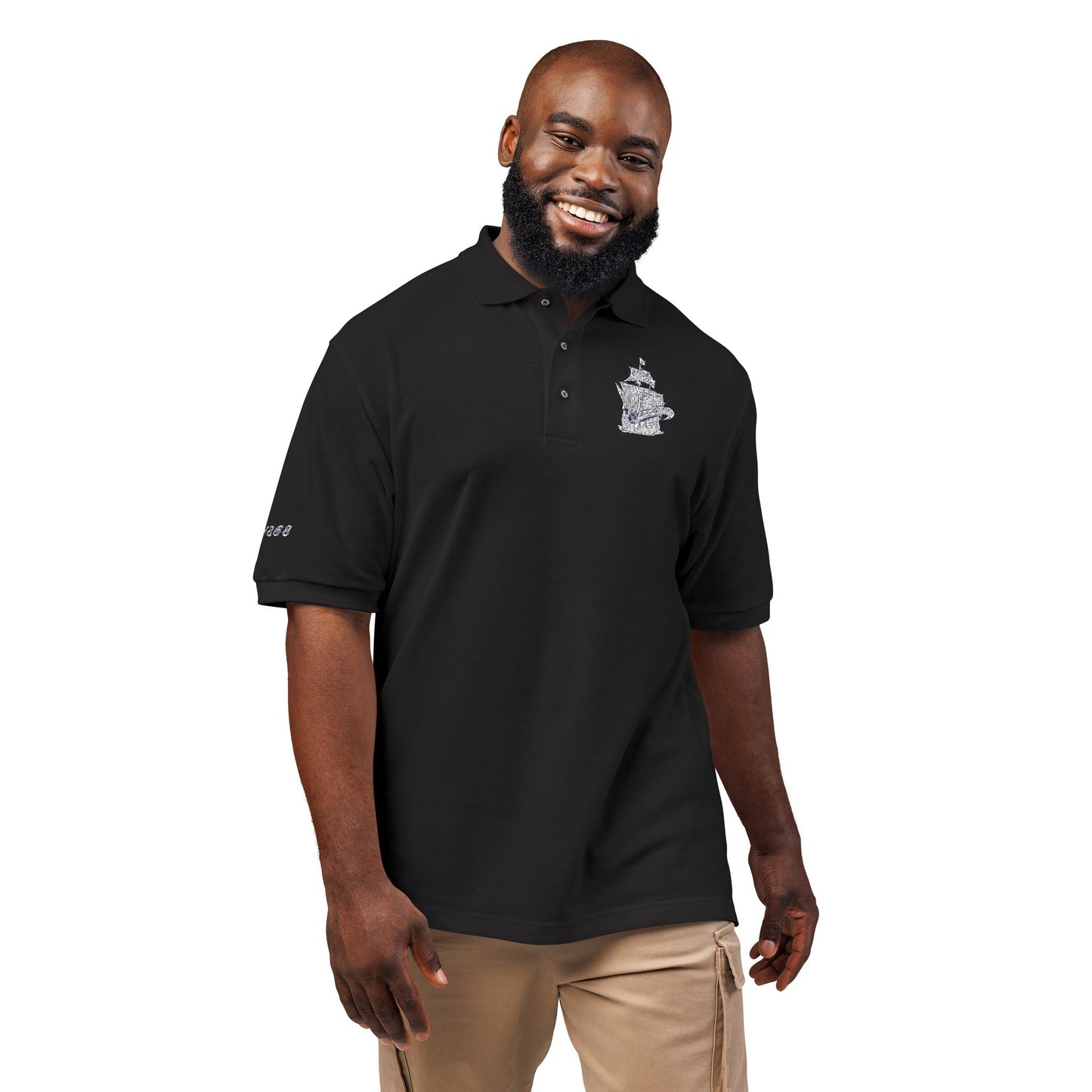 The PYC Embroidered Polo