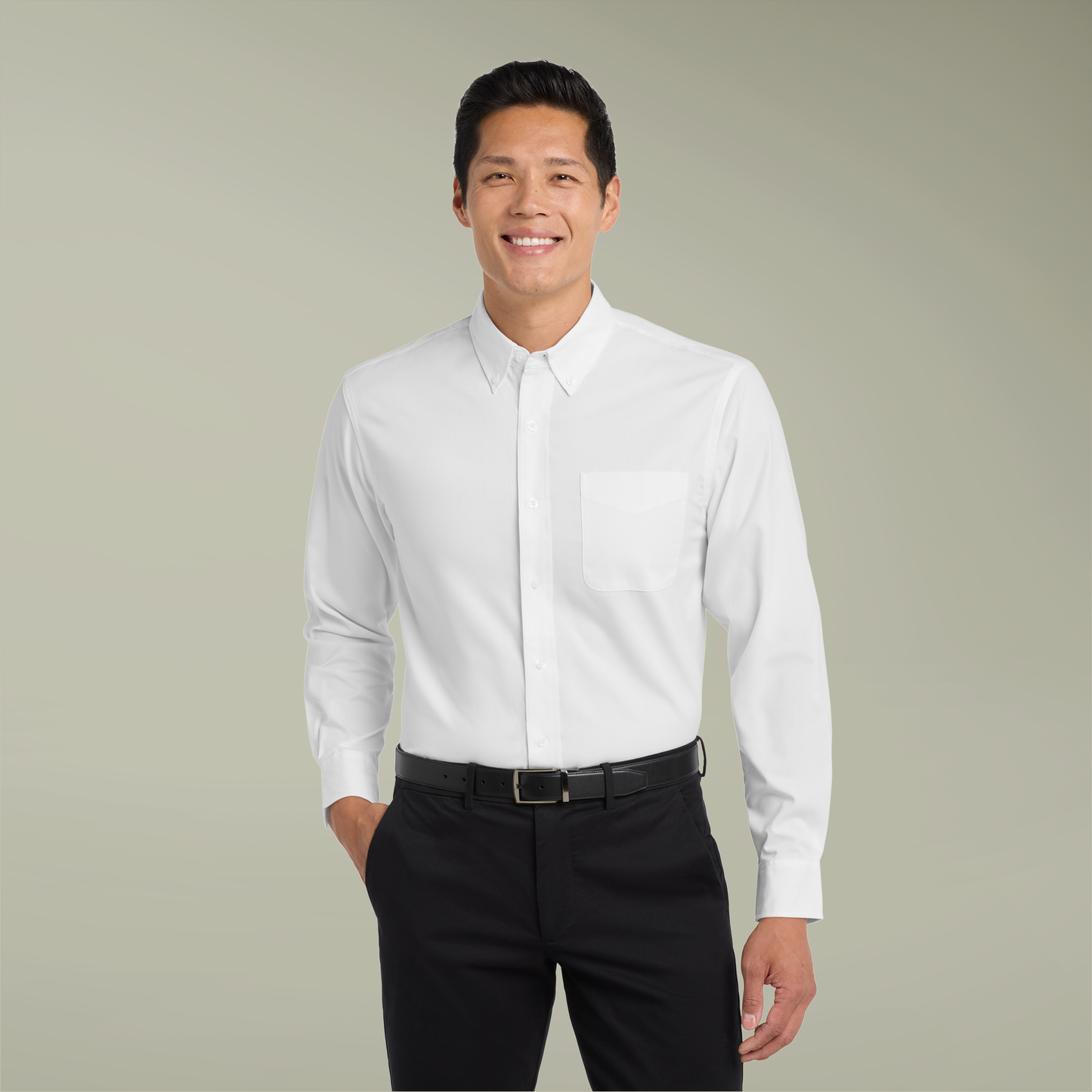 The PYC Embroidered Unisex Long Sleeve Shirt