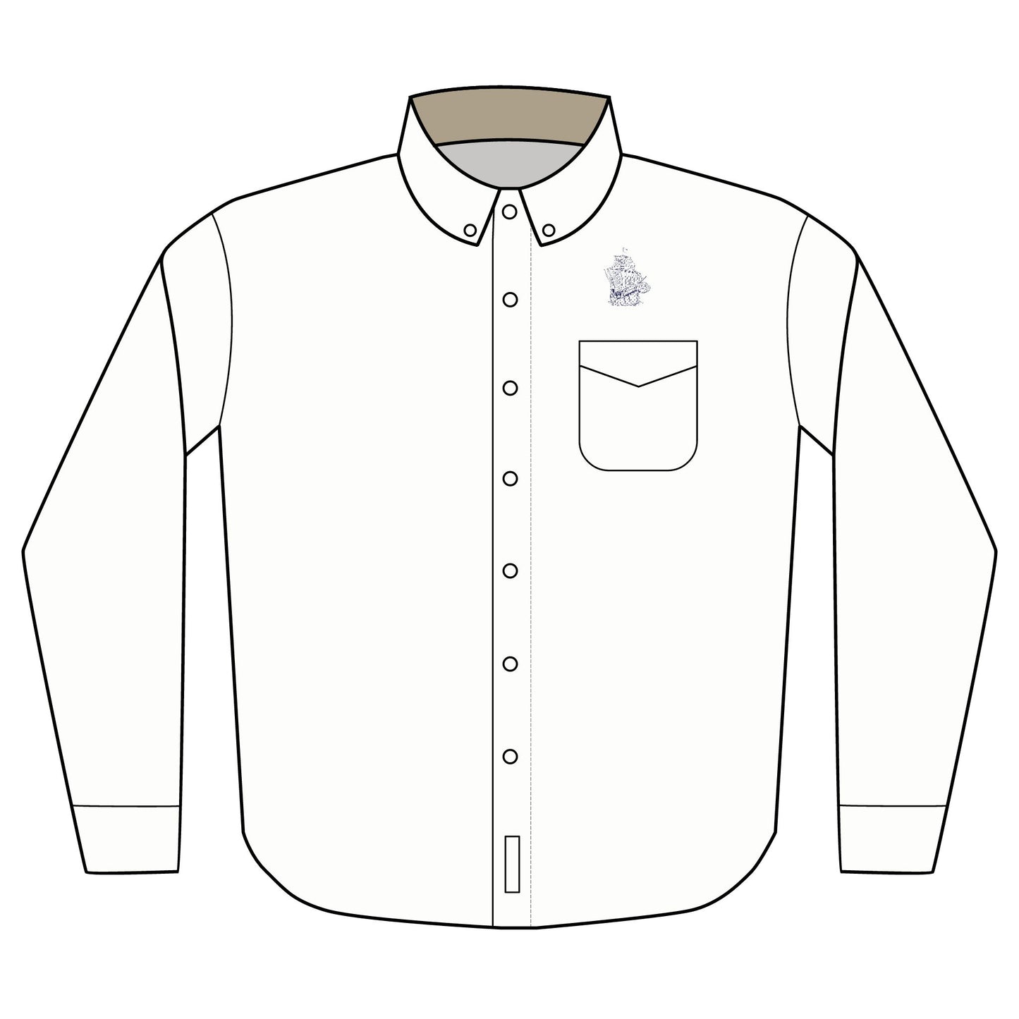 The PYC Embroidered Unisex Long Sleeve Shirt