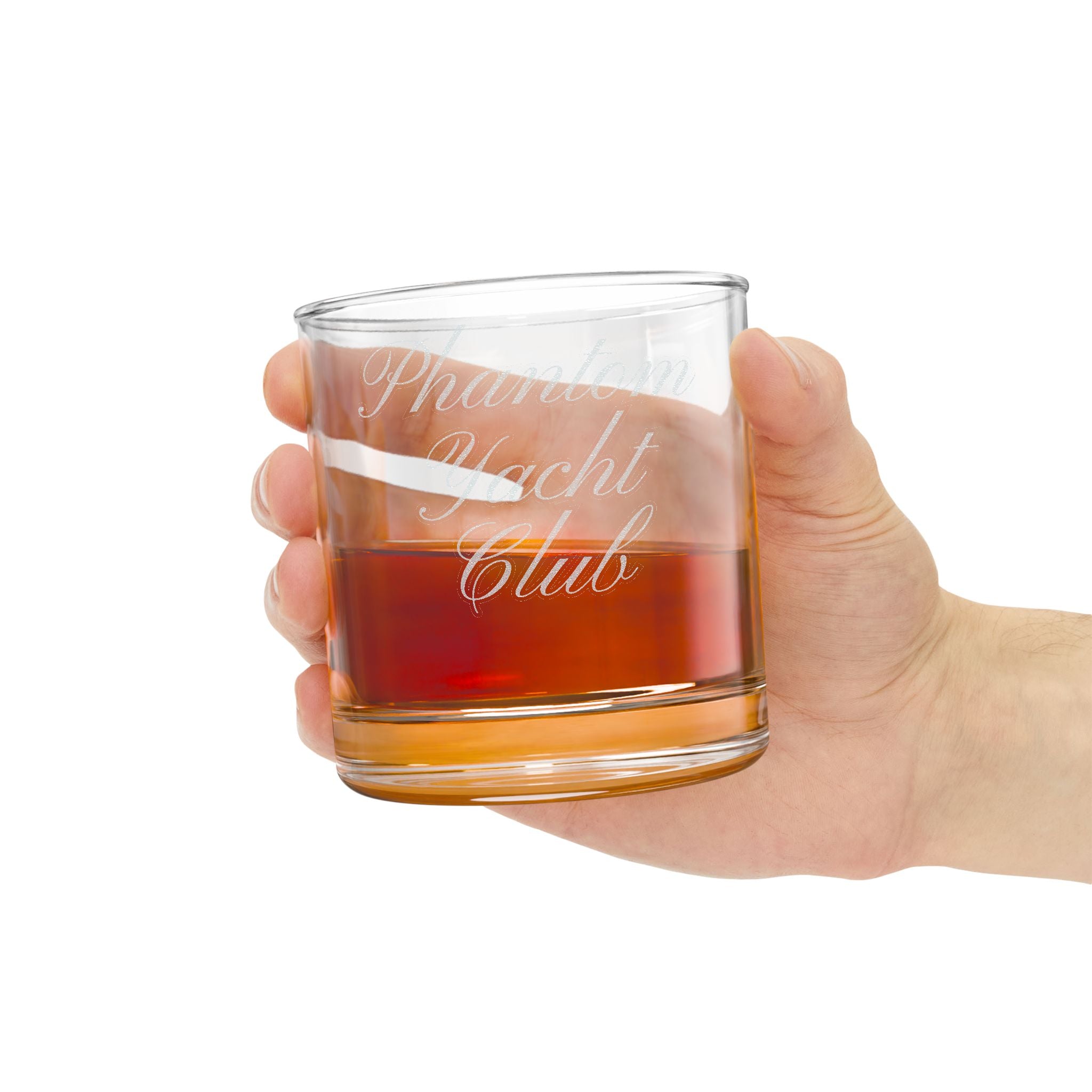 Phantom Yacht Whiskey Glass, 10.5oz (Engraving)