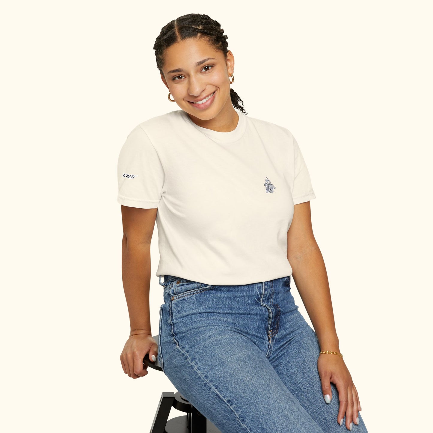 The PYC Embroidered Tee