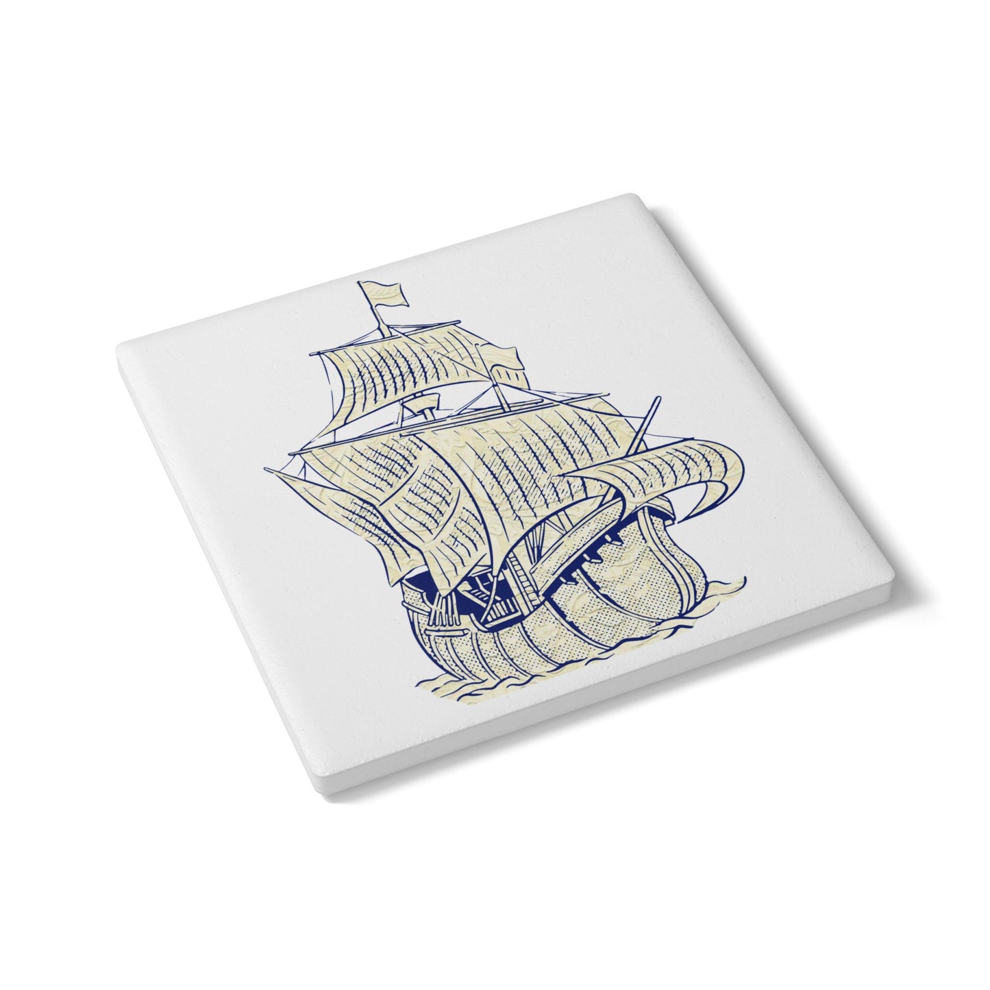 The Phantom Yacht Club Ceramic Coaster