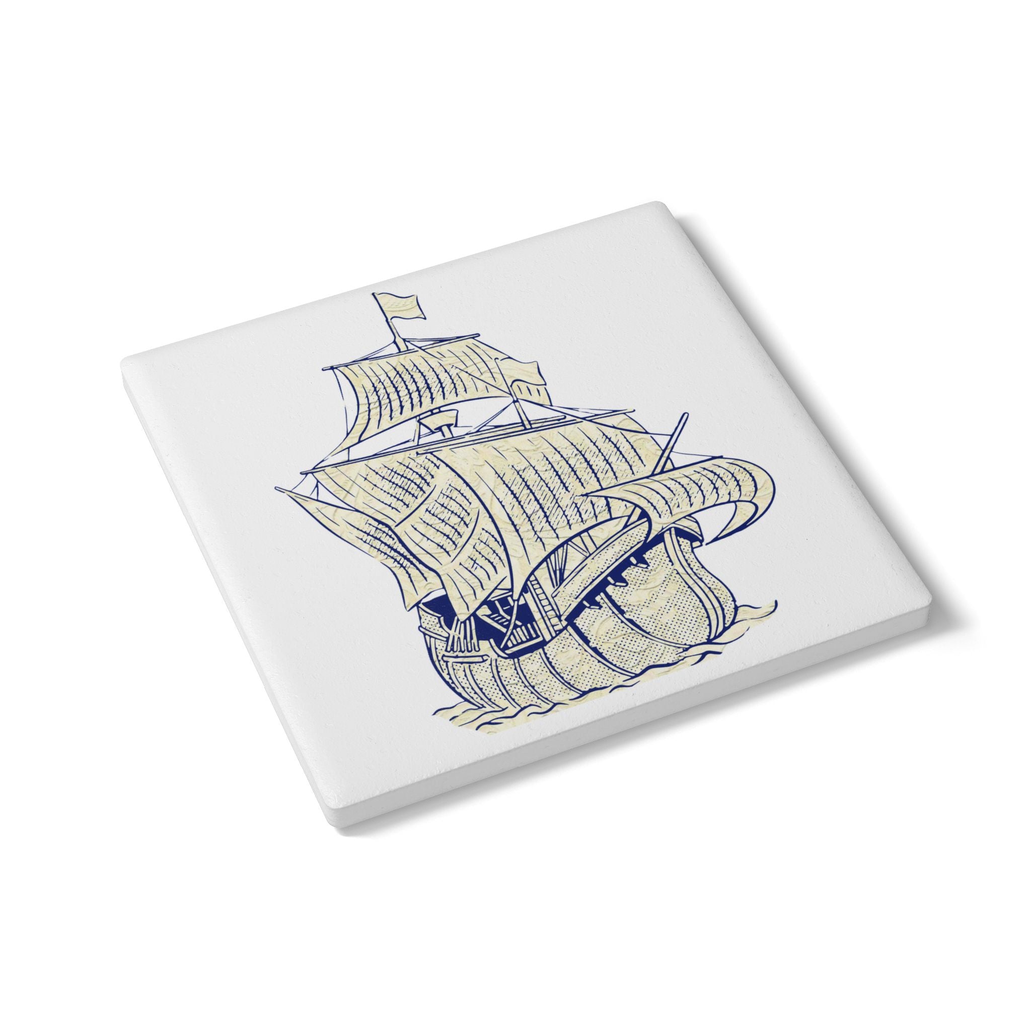 Phantom Yacht Club Ceramic Coaster