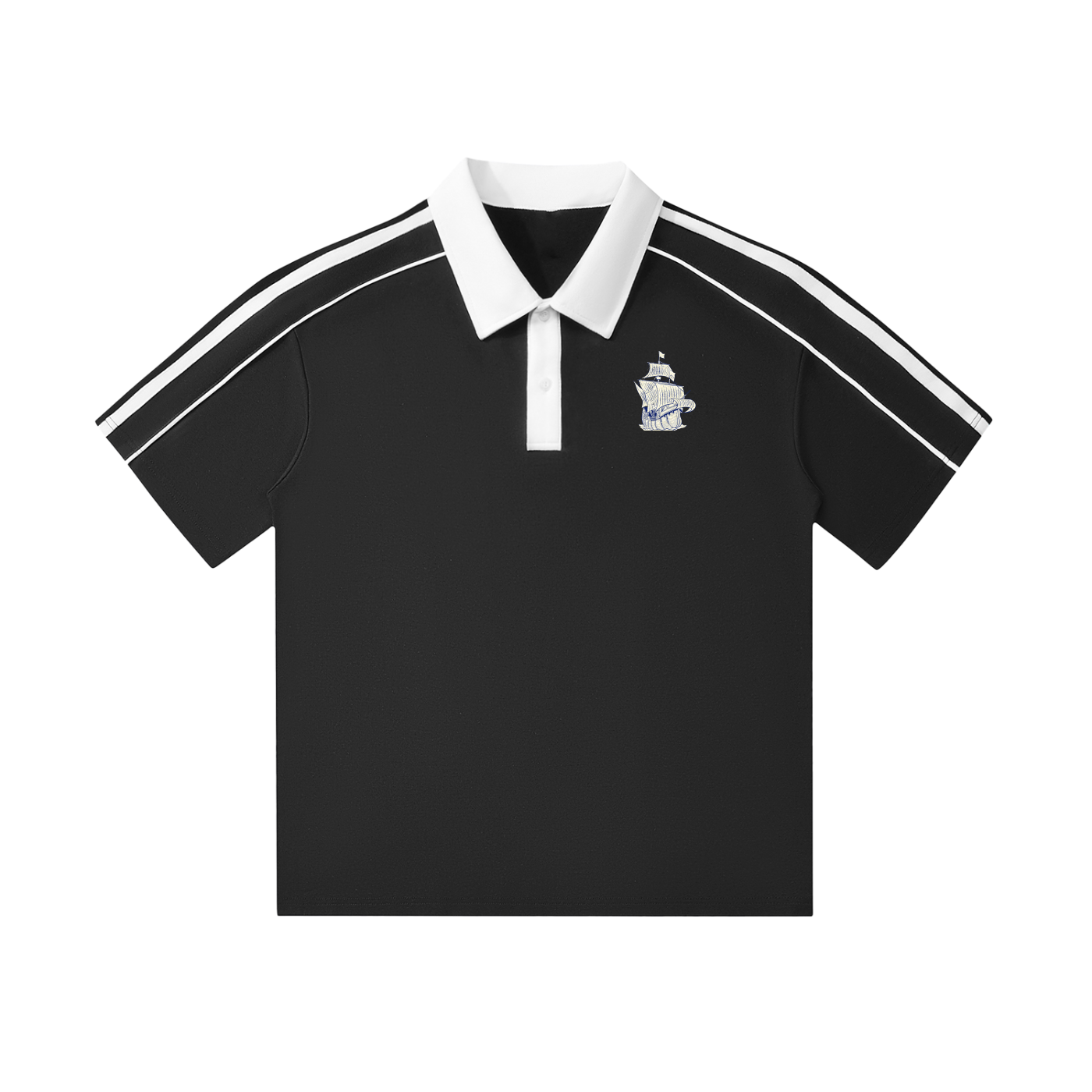 The Phantom Yacht Contrast Collar Polo