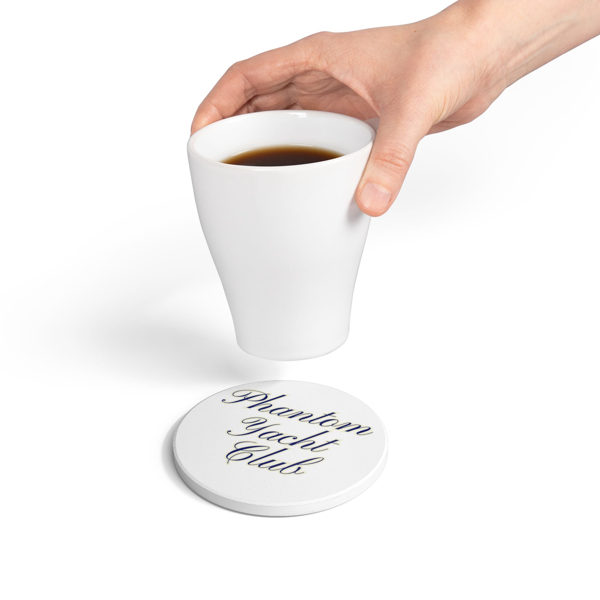 Phantom Yacht Club Ceramic Coaster