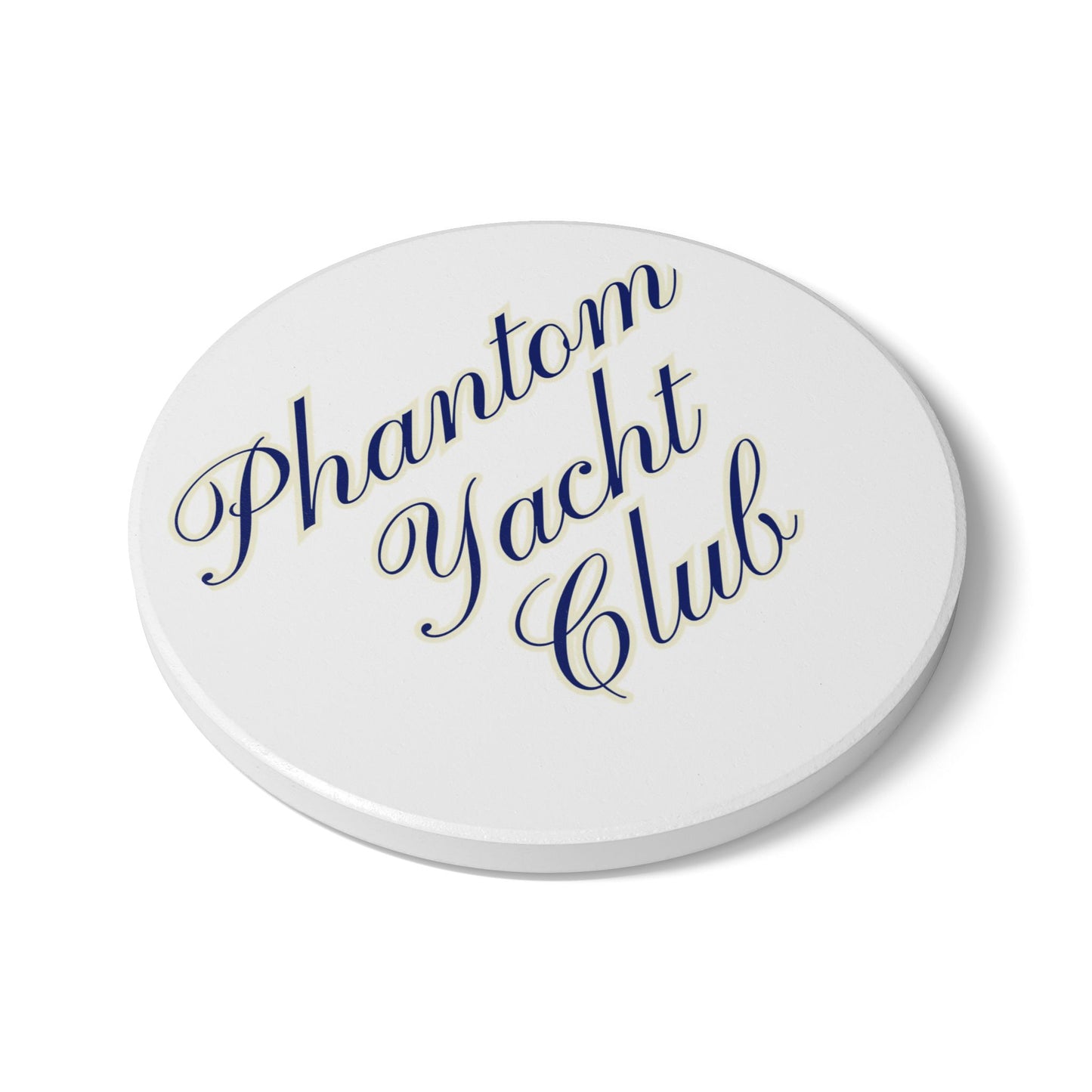 The Phantom Yacht Club Ceramic Coaster