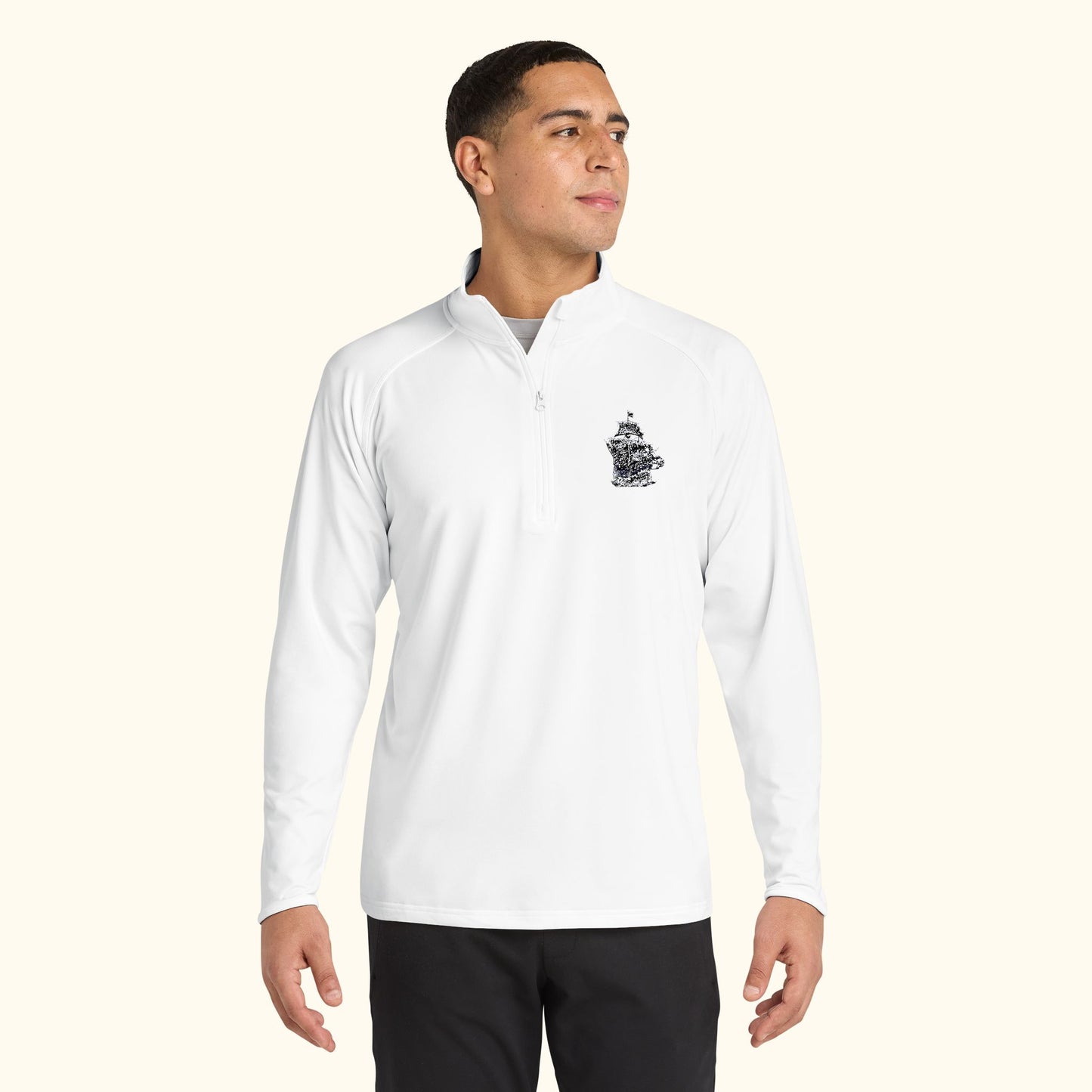 The PYC Embroidered Quarter-Zip