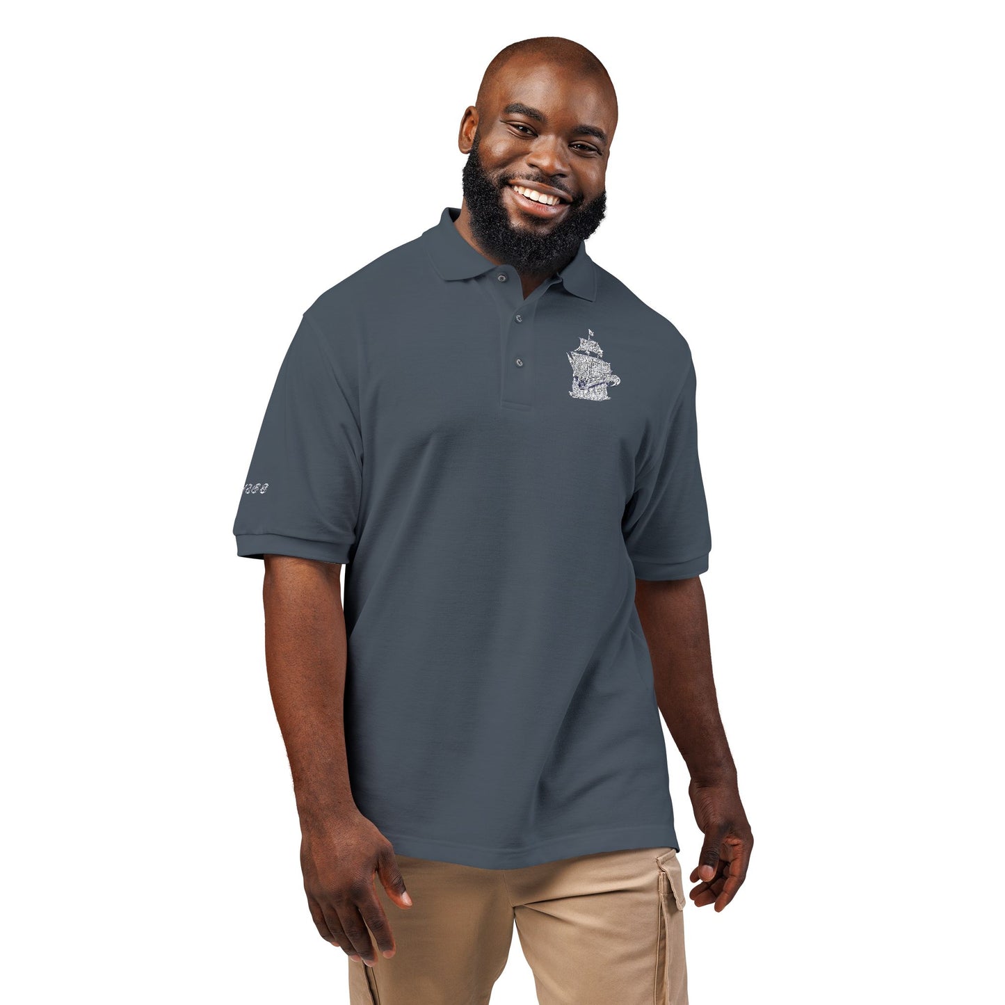 The PYC Embroidered Polo