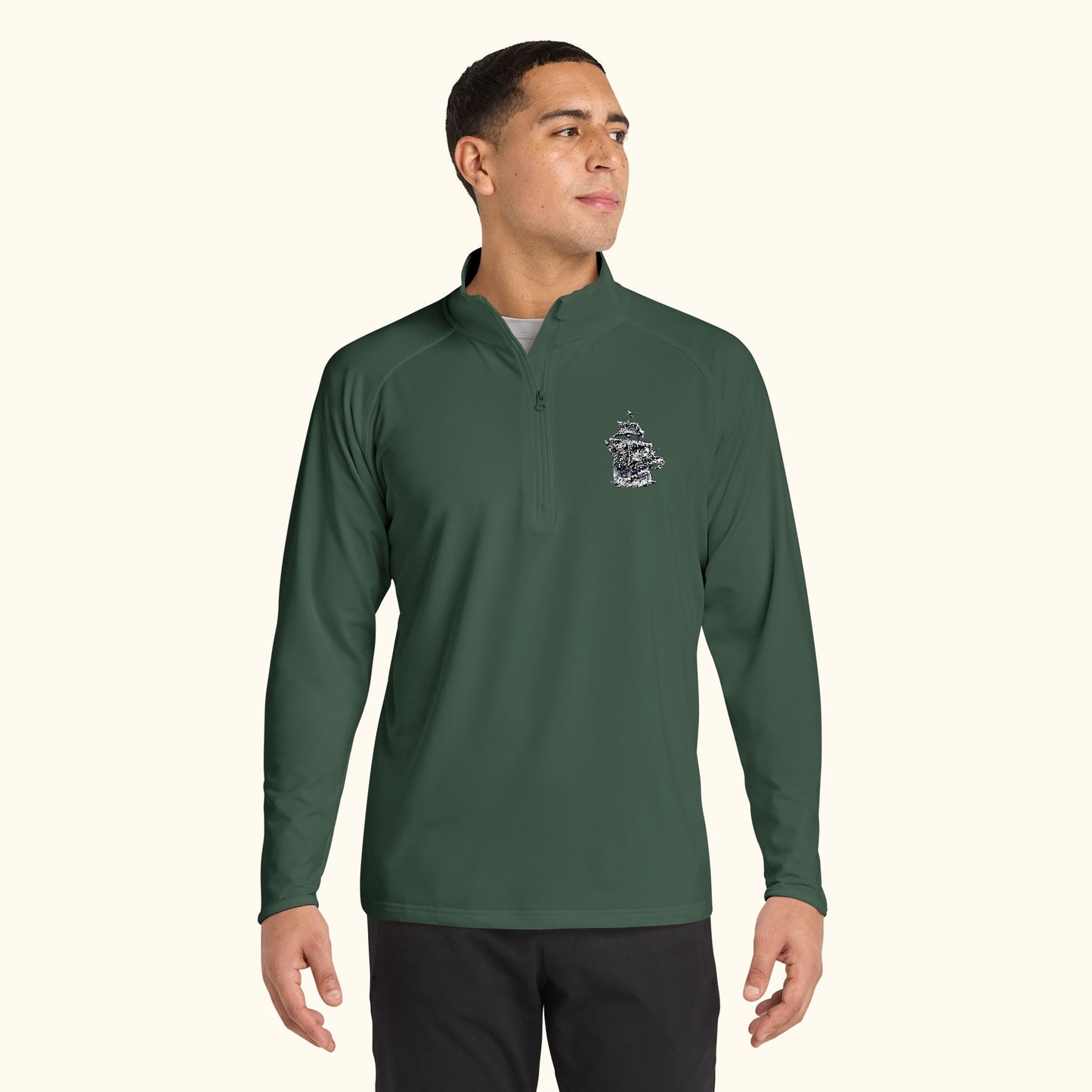 The PYC Embroidered Quarter-Zip