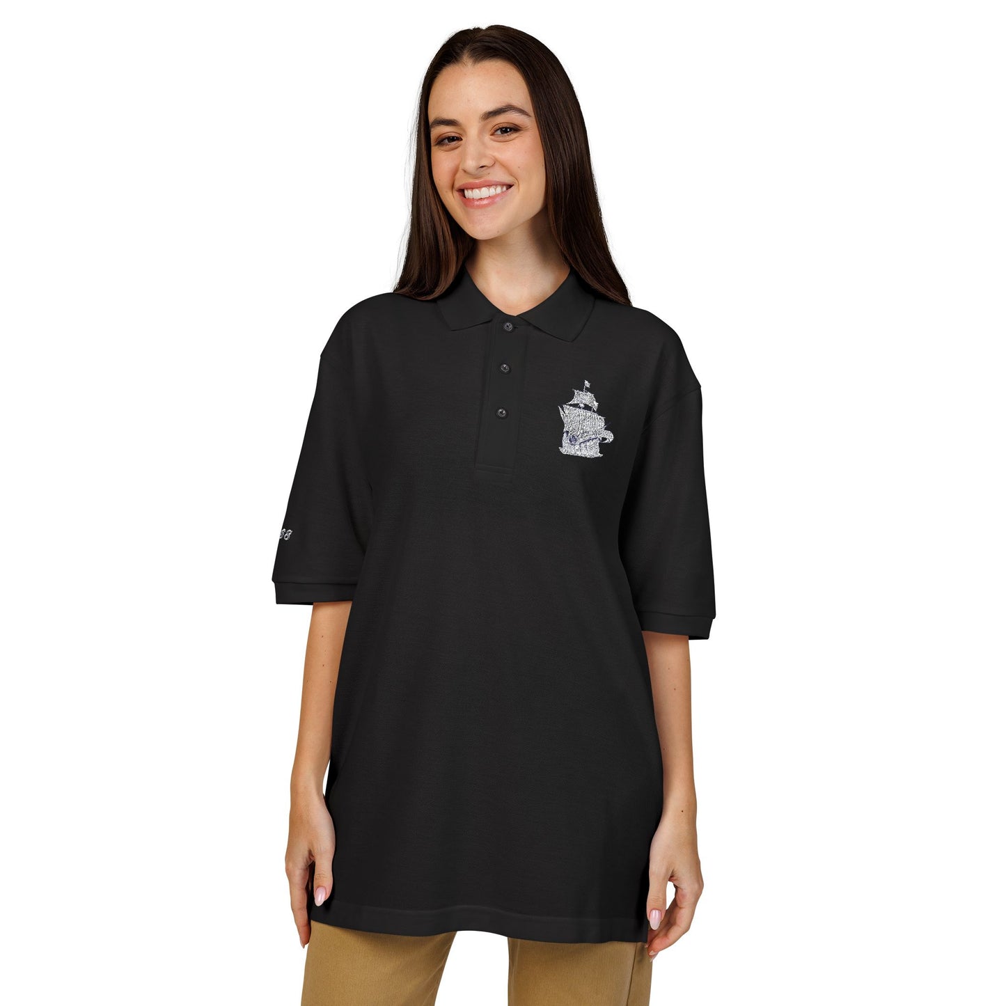 The PYC Embroidered Polo