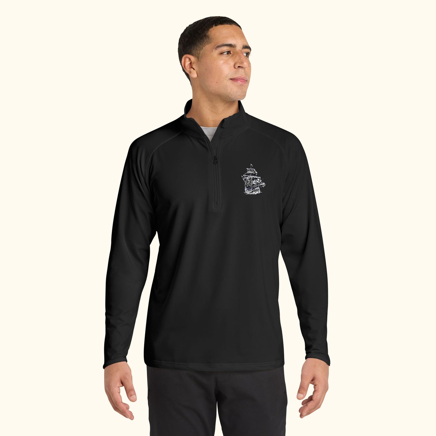 The PYC Embroidered Quarter-Zip