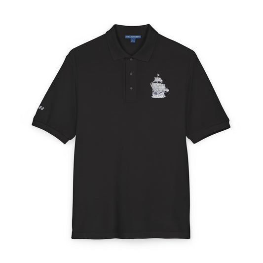 The PYC Embroidered Polo