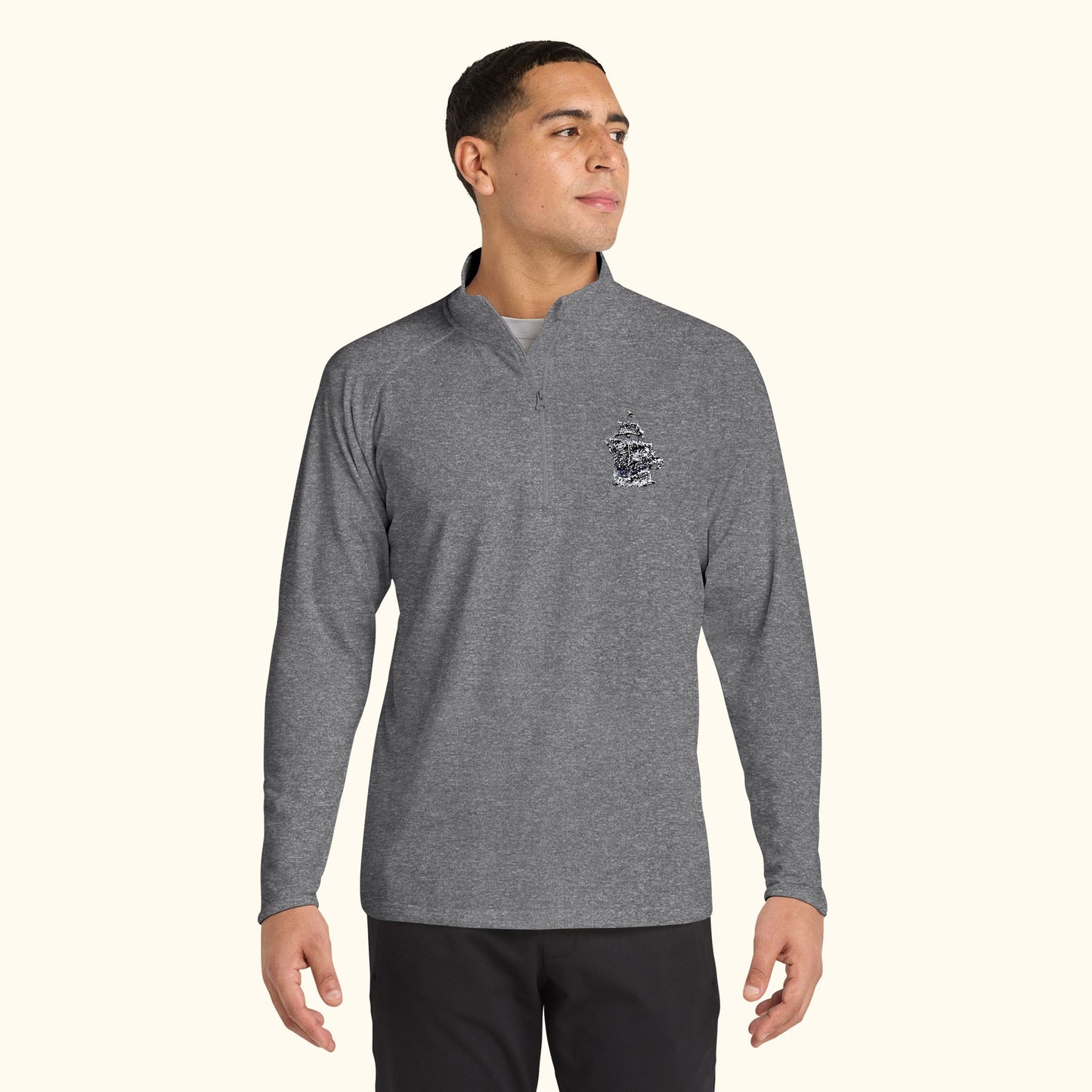 The PYC Embroidered Quarter-Zip