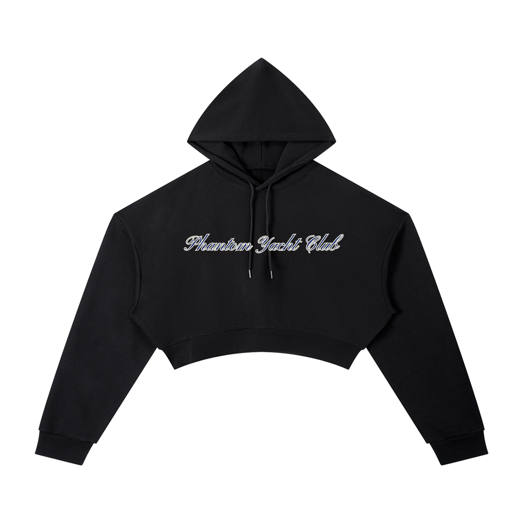 The Script Cropped Hoodie