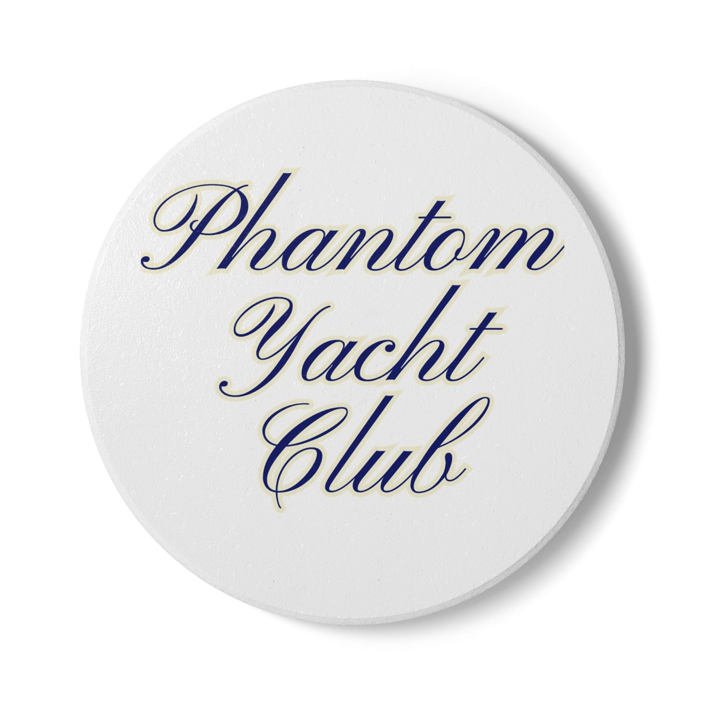 The Phantom Yacht Club Ceramic Coaster