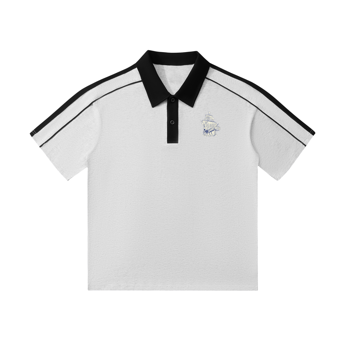 The Phantom Yacht Contrast Collar Polo