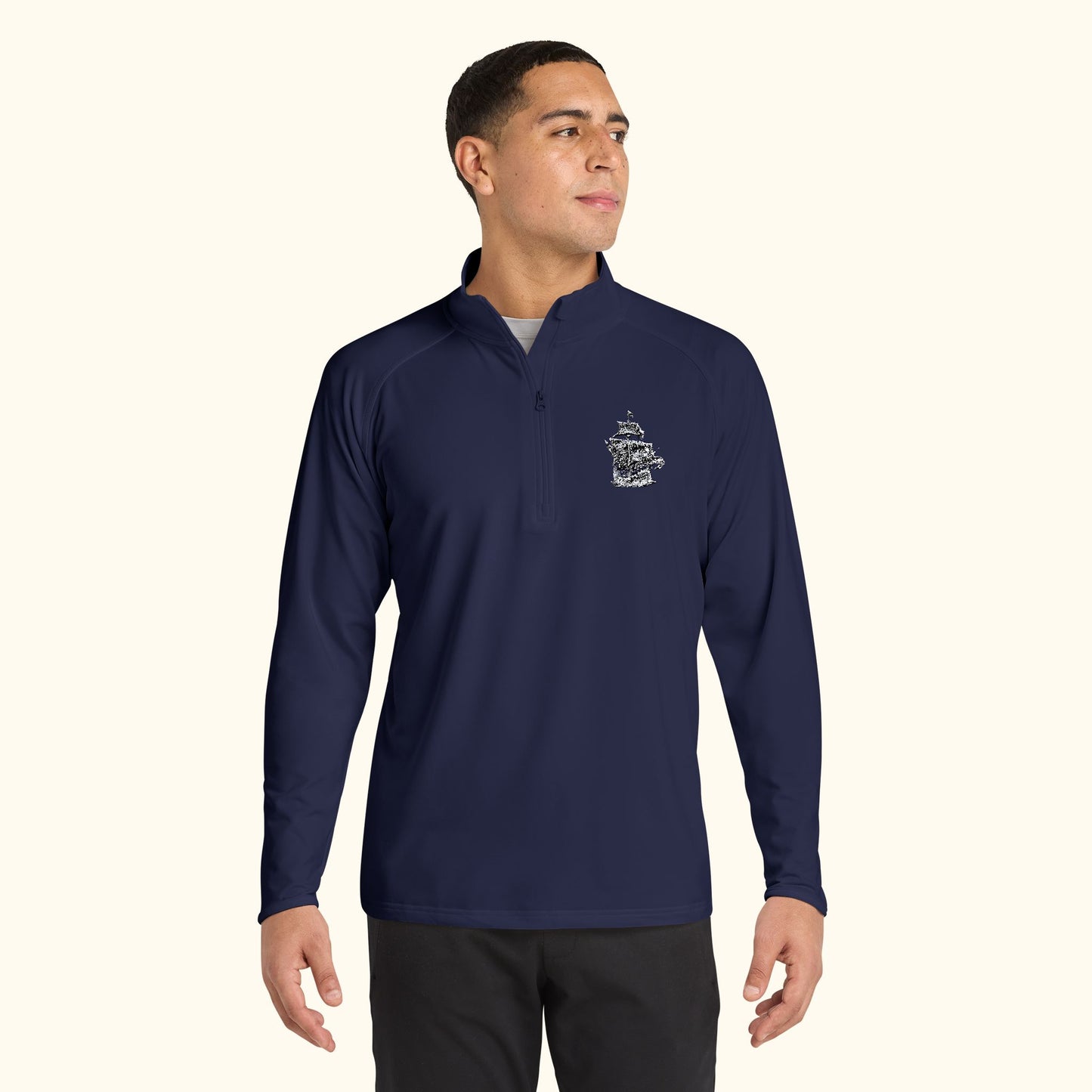 The PYC Embroidered Quarter-Zip