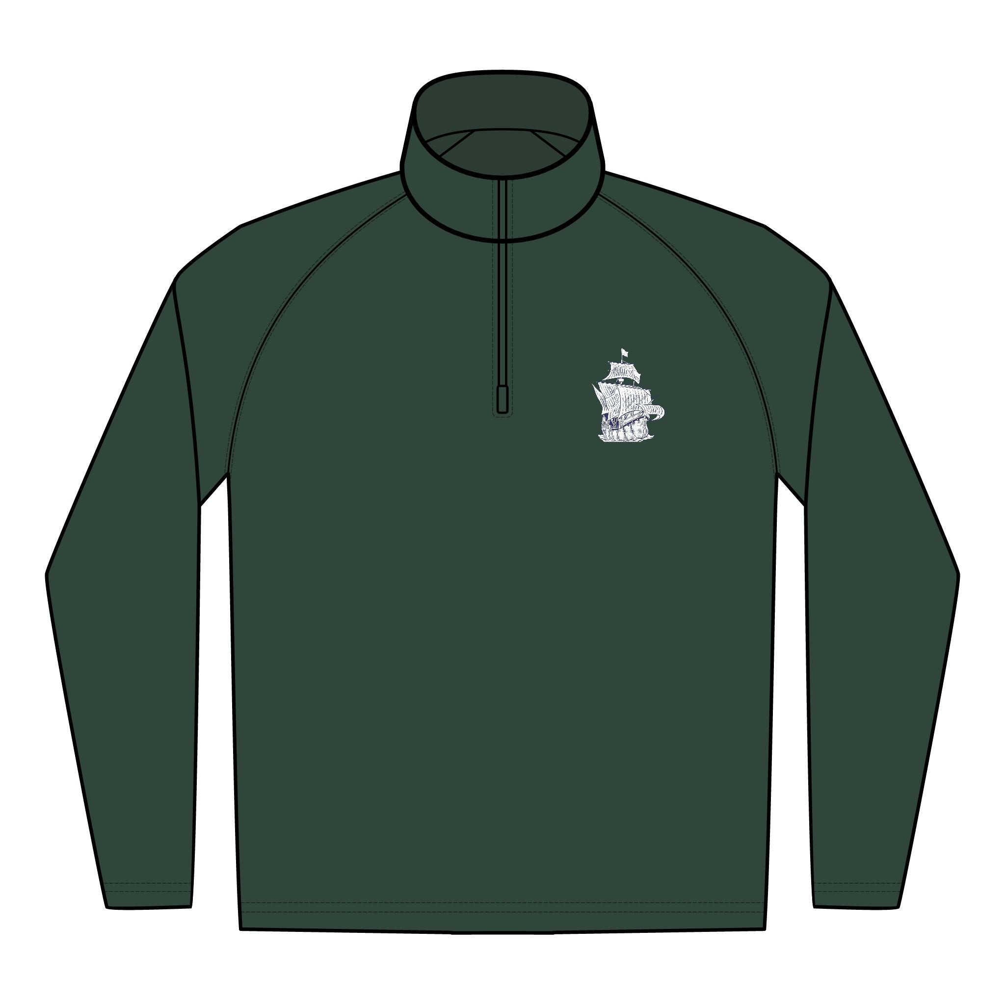 Phantom Yacht Embroidered Quarter-Zip