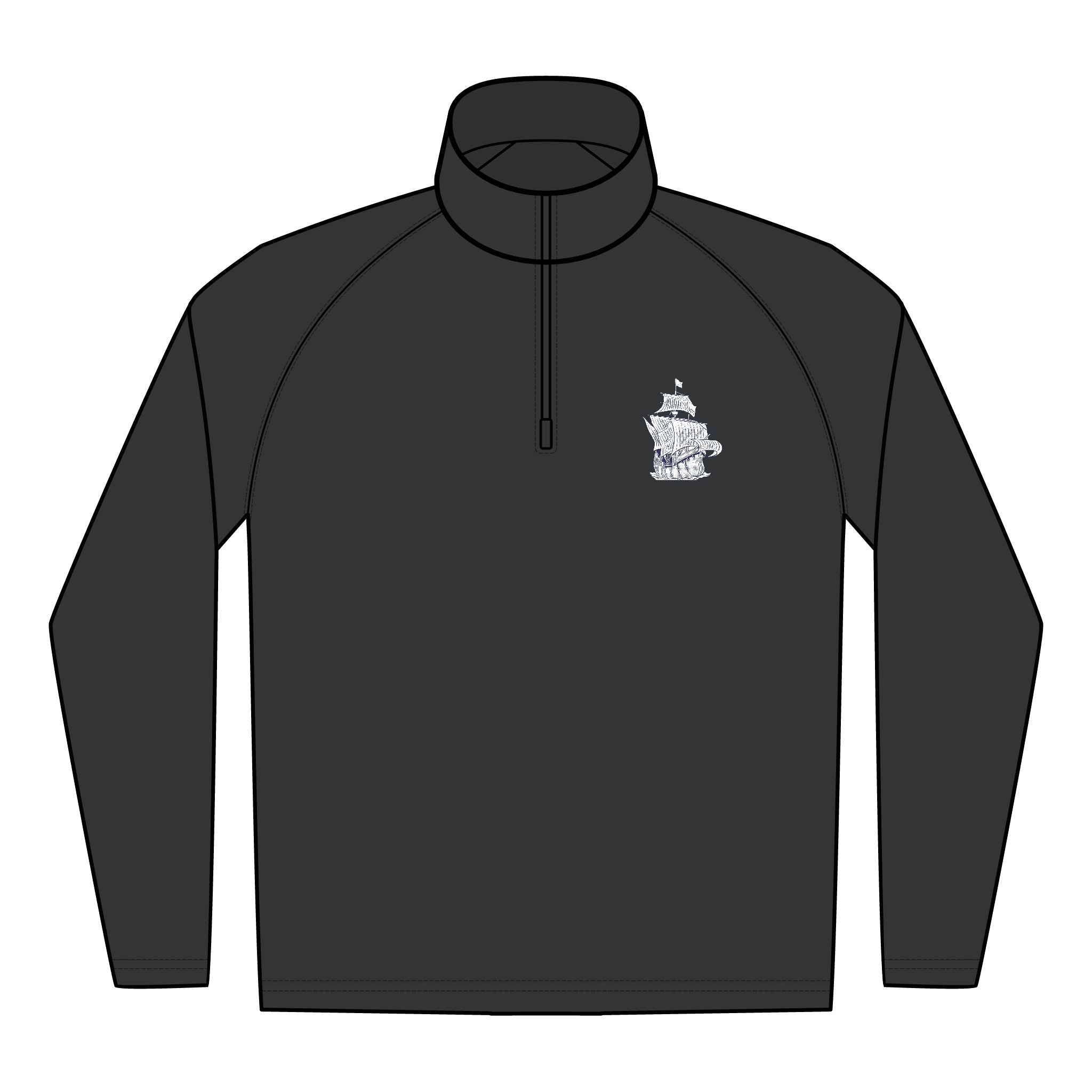 Phantom Yacht Embroidered Quarter-Zip