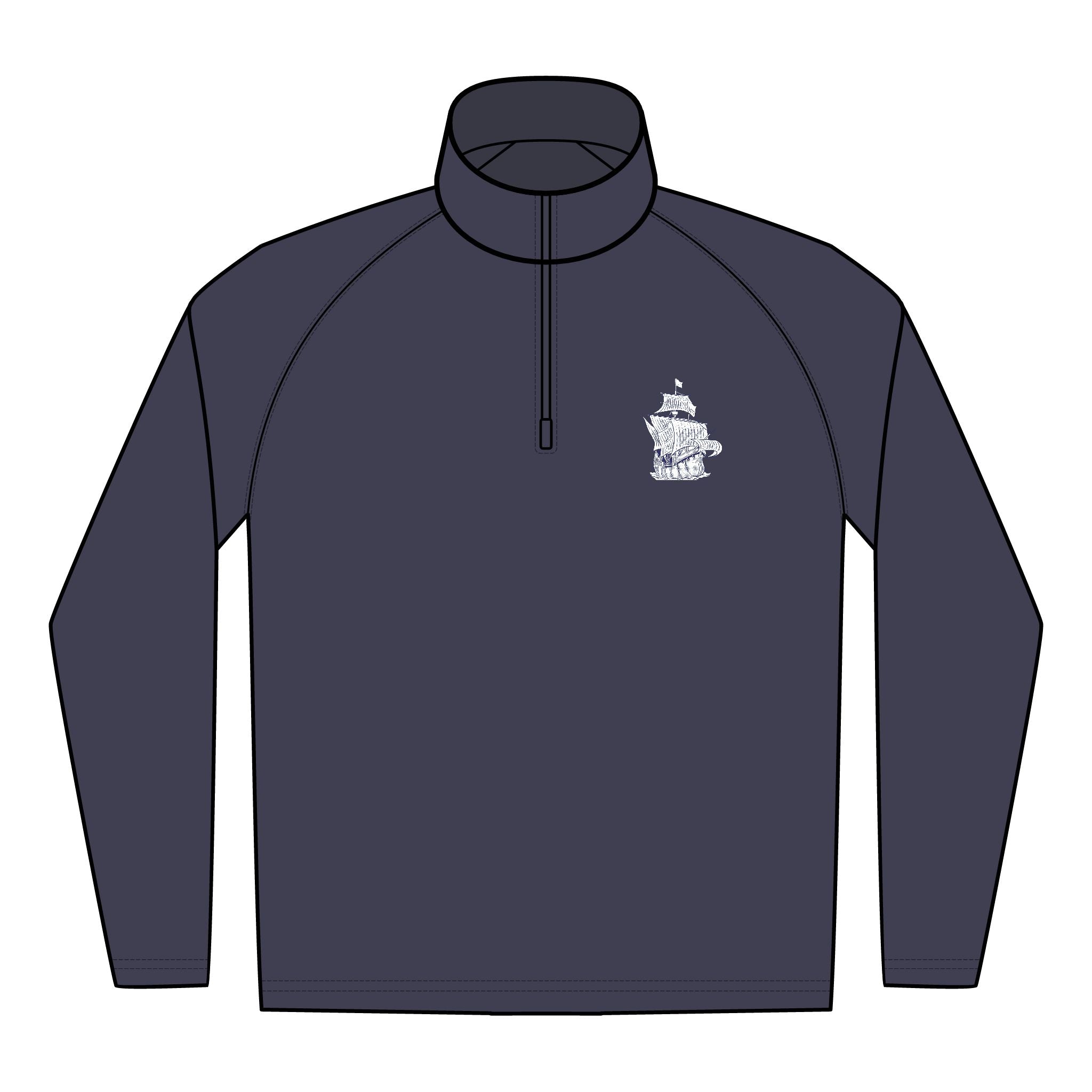 Phantom Yacht Embroidered Quarter-Zip