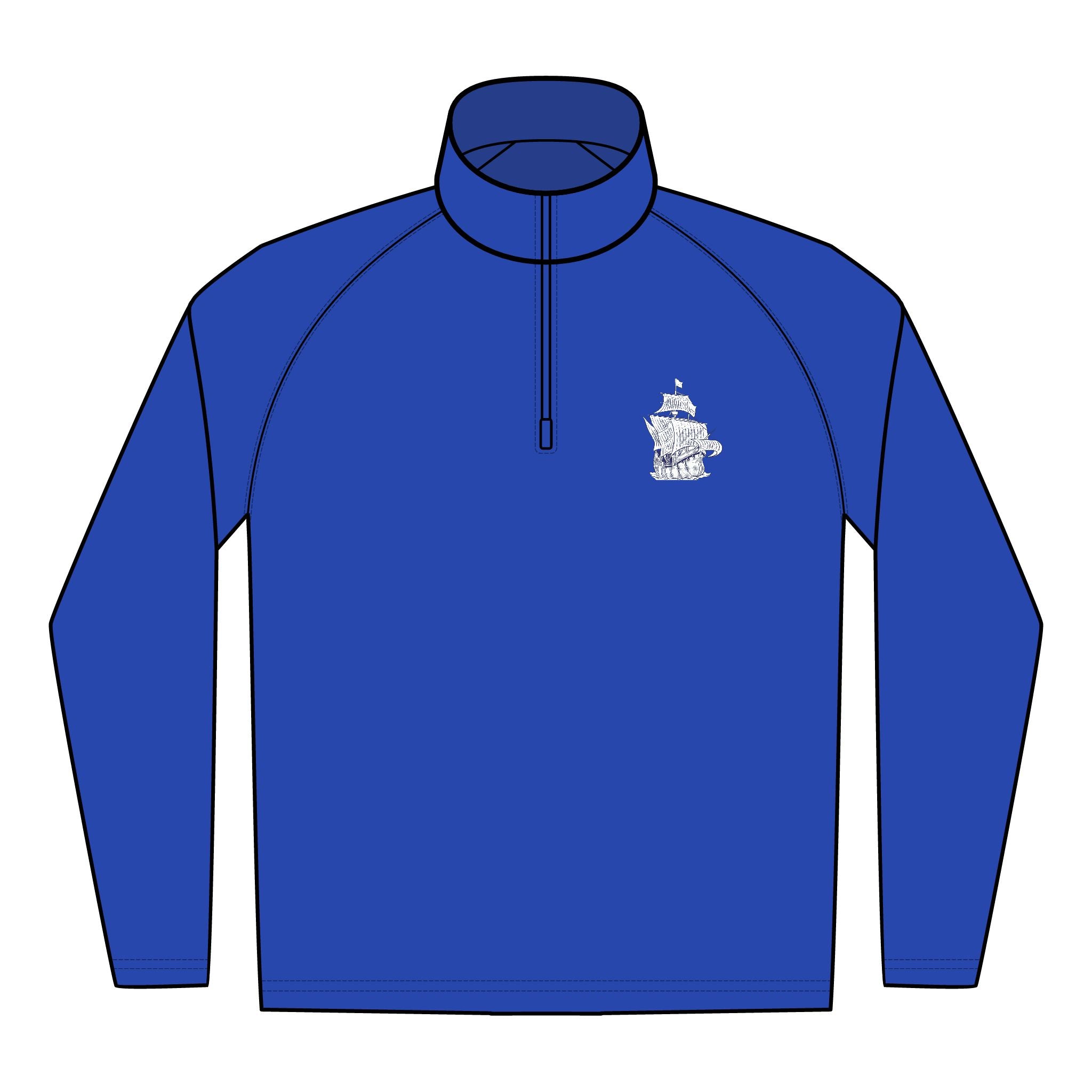 Phantom Yacht Embroidered Quarter-Zip