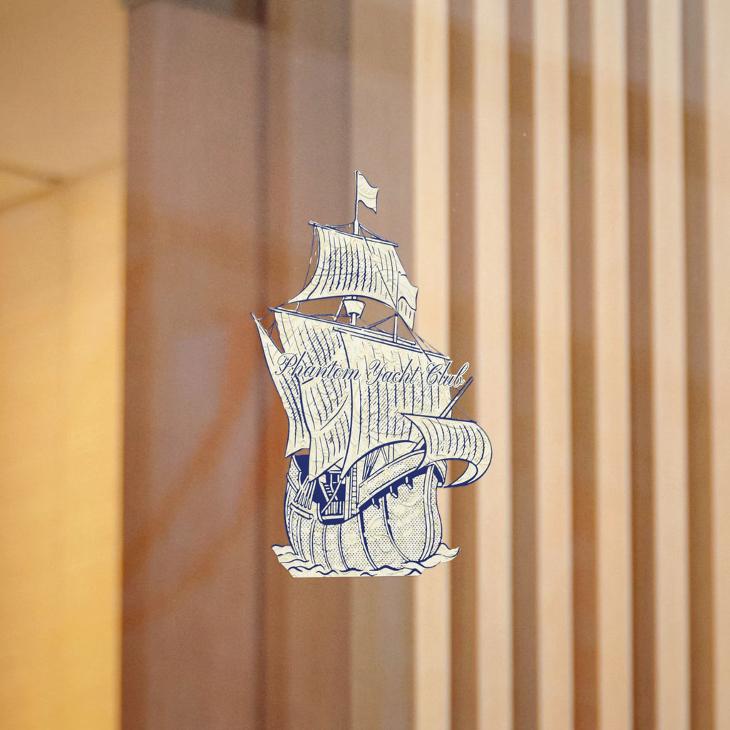 Phantom Yacht Die-Cut Stickers, (DTF)