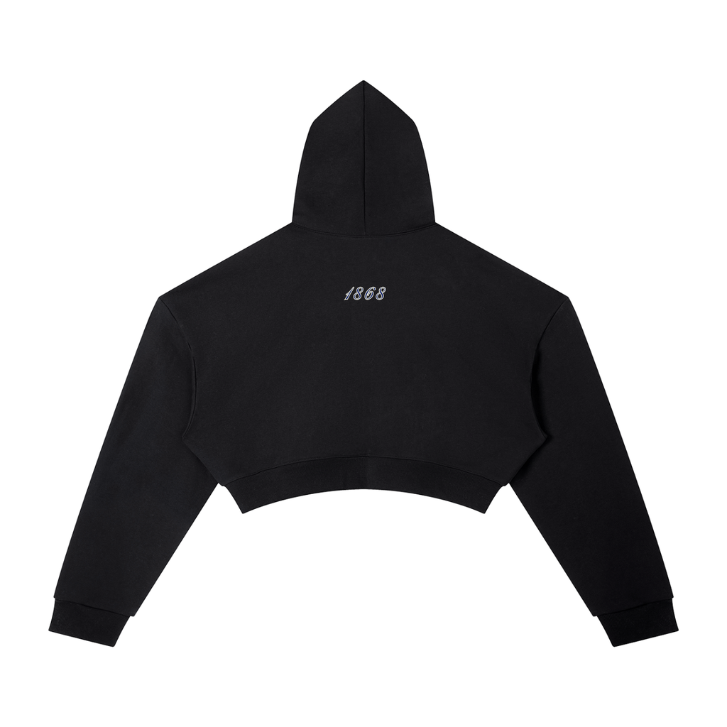 The Script Cropped Hoodie