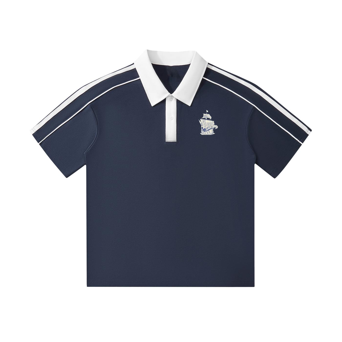 The Phantom Yacht Contrast Collar Polo